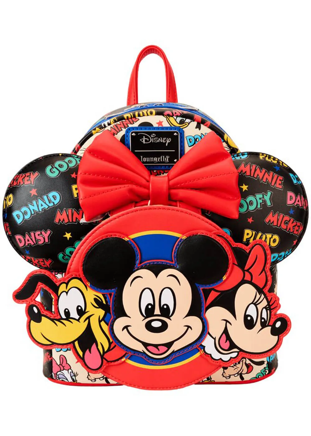 Loungefly Disney Mickey and Friends Classic Ear Holder Backpack With Headband