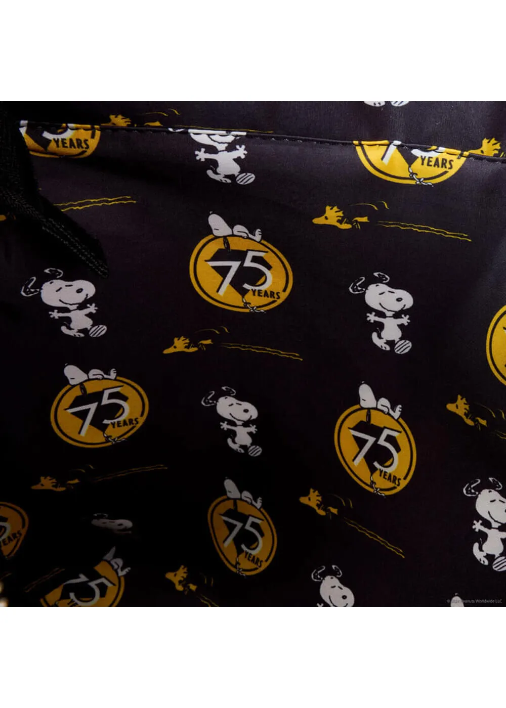Loungefly Peanuts 75th Anniversary Tote Bag Black