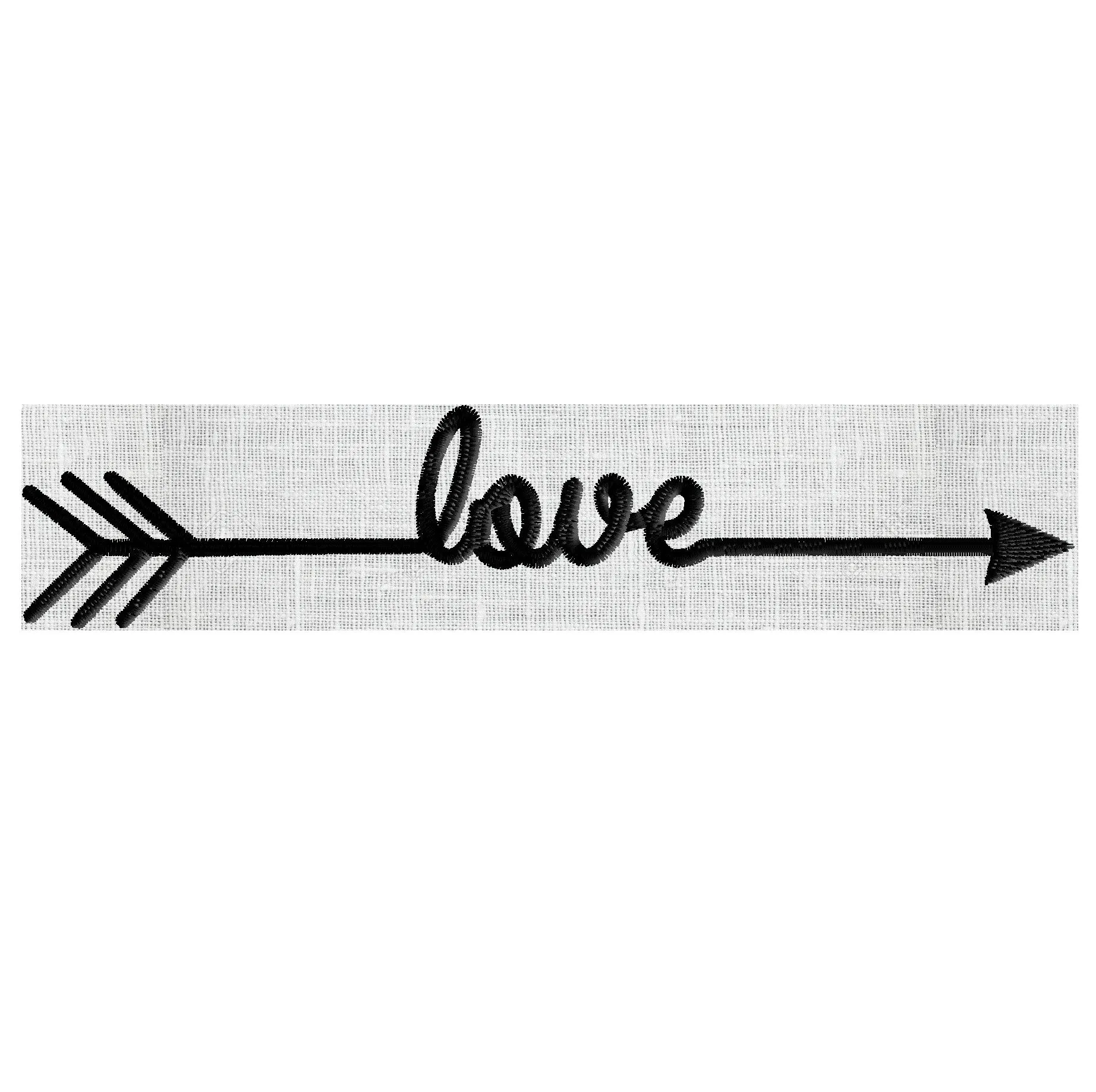 Love Arrow Design - Valentines - Font not included - EMBROIDERY DESIGN FILE - Instant download - Dst Hus Jef Pes formats