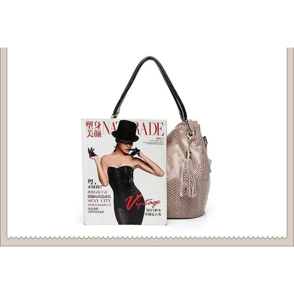 <bold>Hobo / Tote Bag <br>Genuine-Leather
