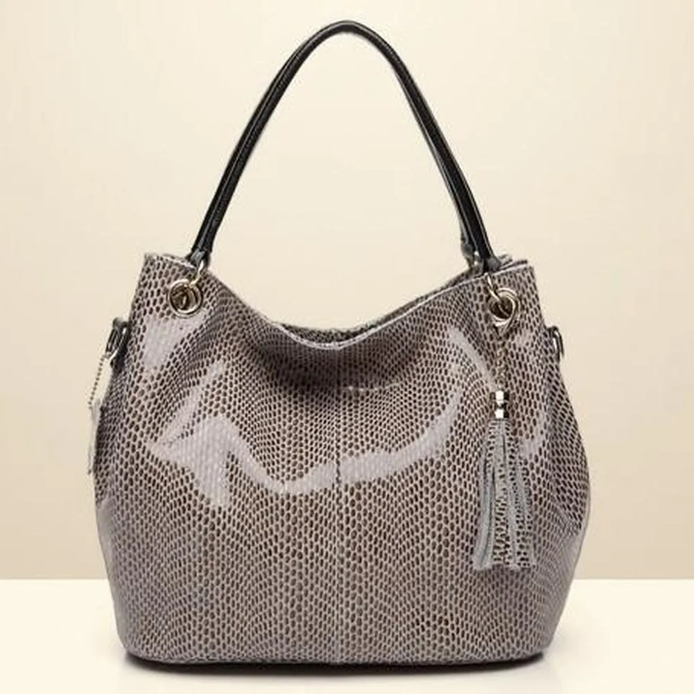 <bold>Hobo / Tote Bag <br>Genuine-Leather