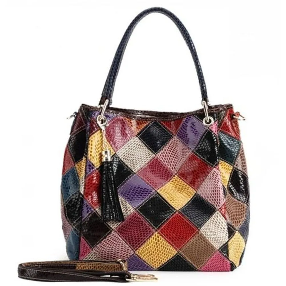 <bold>Hobo / Tote Bag <br>Genuine-Leather