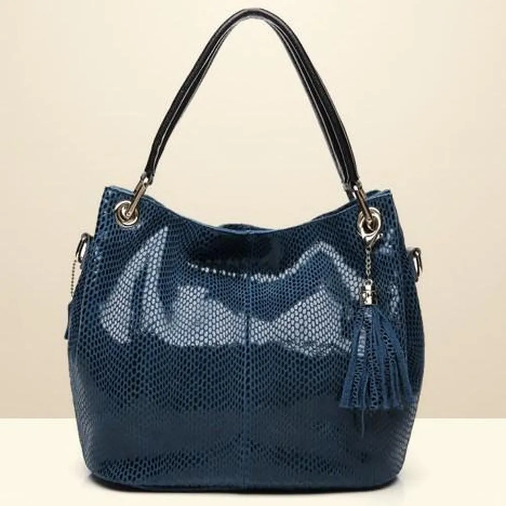 <bold>Hobo / Tote Bag <br>Genuine-Leather