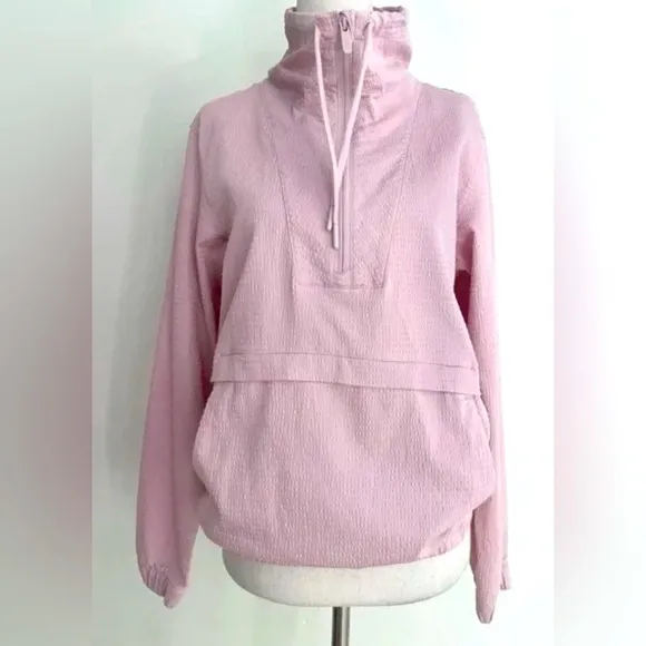 Lululemon Pack Light Pullover windbreaker *PackablePorcelain Pink size 10