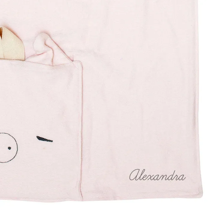 Mae the Pig Nomad Travel Blanket