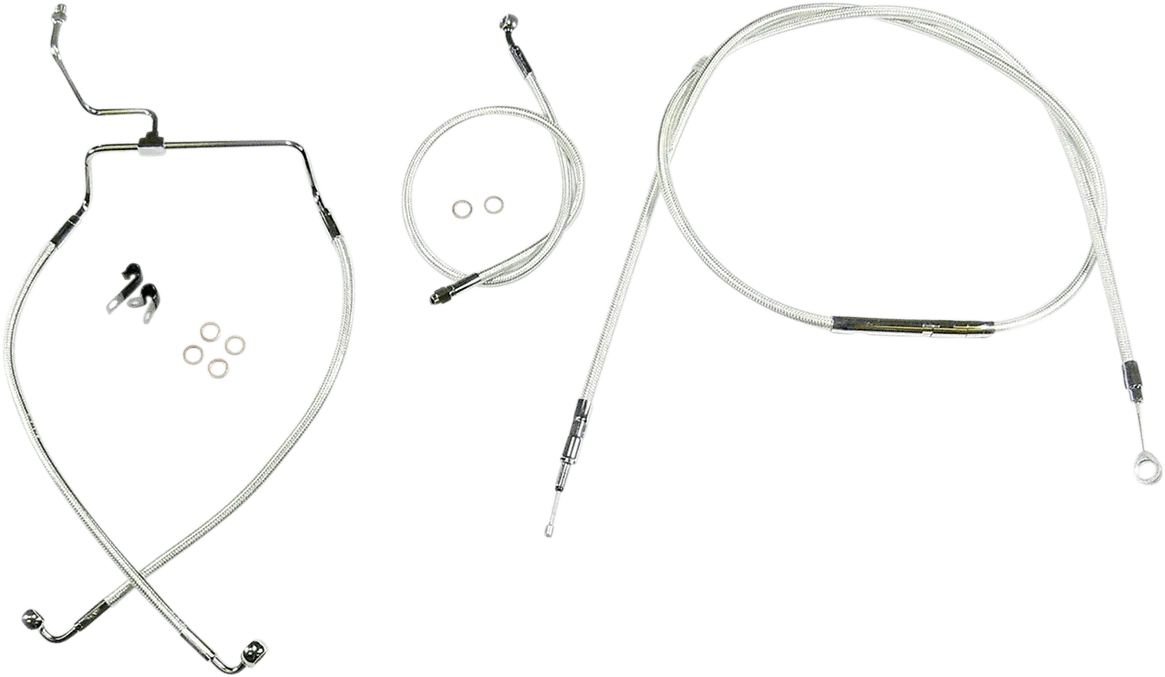 Magnum 387334 Sterling Chromite II Handlebar Installation Kit for 10in. Ape