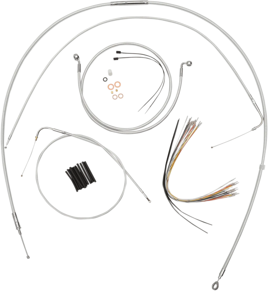 Magnum 387752 Sterling Chromite II Handlebar Installation Kit for 15-17in. Ape