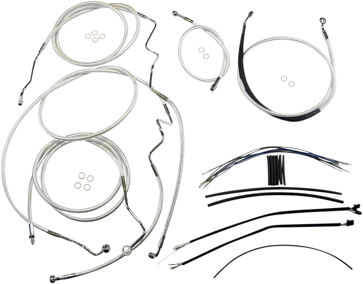Magnum 387921 Sterling Chromite II Handlebar Installation Kit for 12-14in. Ape