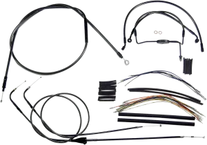 Magnum 487281 Black Pearl Handlebar Installation Kit for 12-14in. Ape
