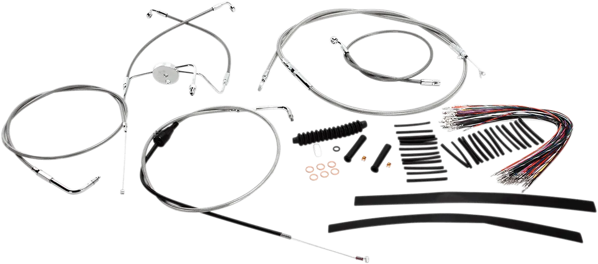 Magnum 589291 Stainless Steel XR Handlebar Installation Kit for 12-14in. Ape