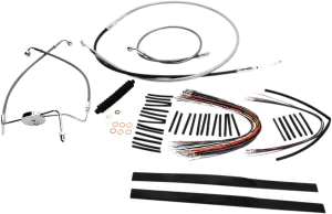 Magnum 589301 Stainless Steel XR Handlebar Installation Kit for 12-14in. Ape