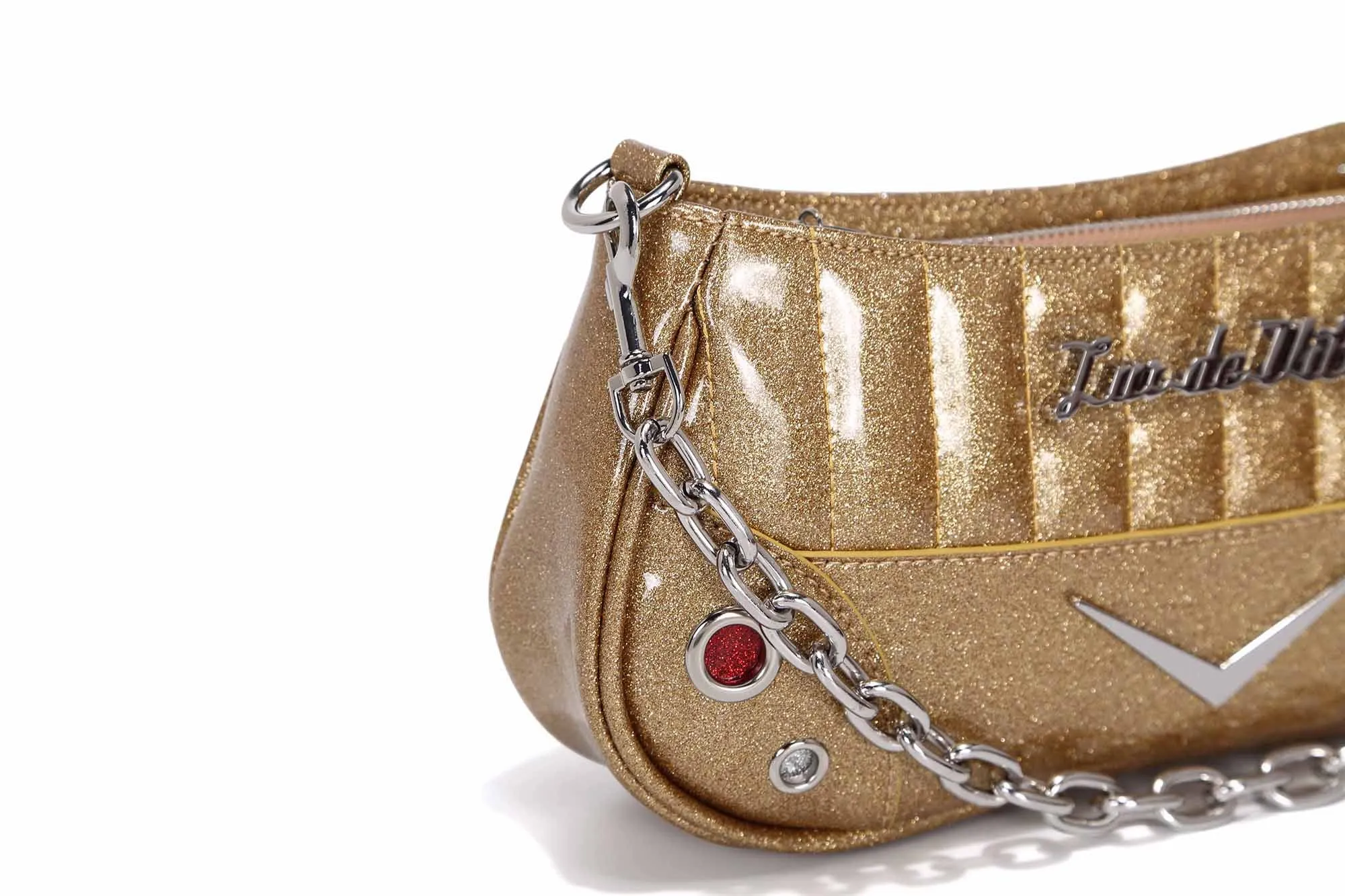 Majestic Gold Sparkle Hotrod Tiny Tote