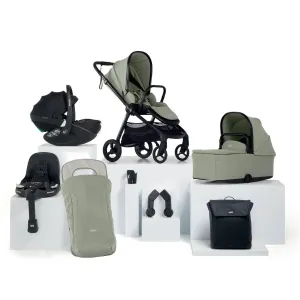 Mamas & Papas Vardo Bundle with Maxi-Cosi Pebble 360 Pro² Car Seat (8 Pieces) - Sage