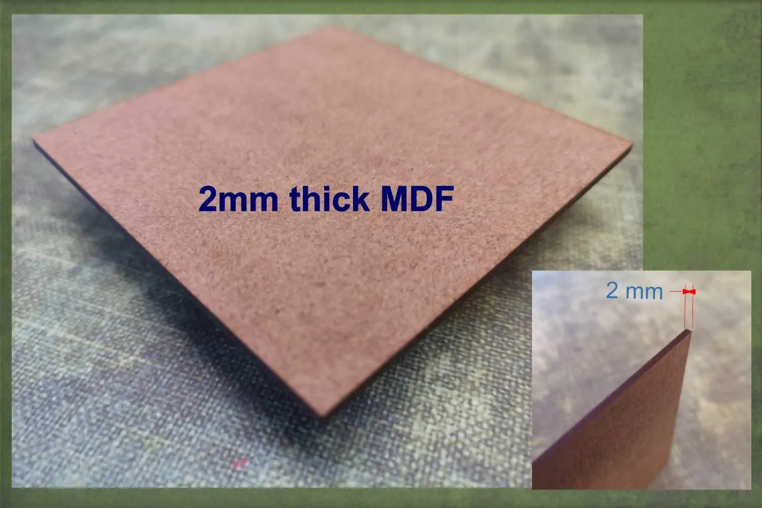 Maple leaf - wooden craft shape - 2mm MDF