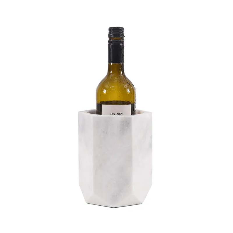 Marble Wine Cooler For Champagne - Wine Bottle Holder & Beverage Cooler