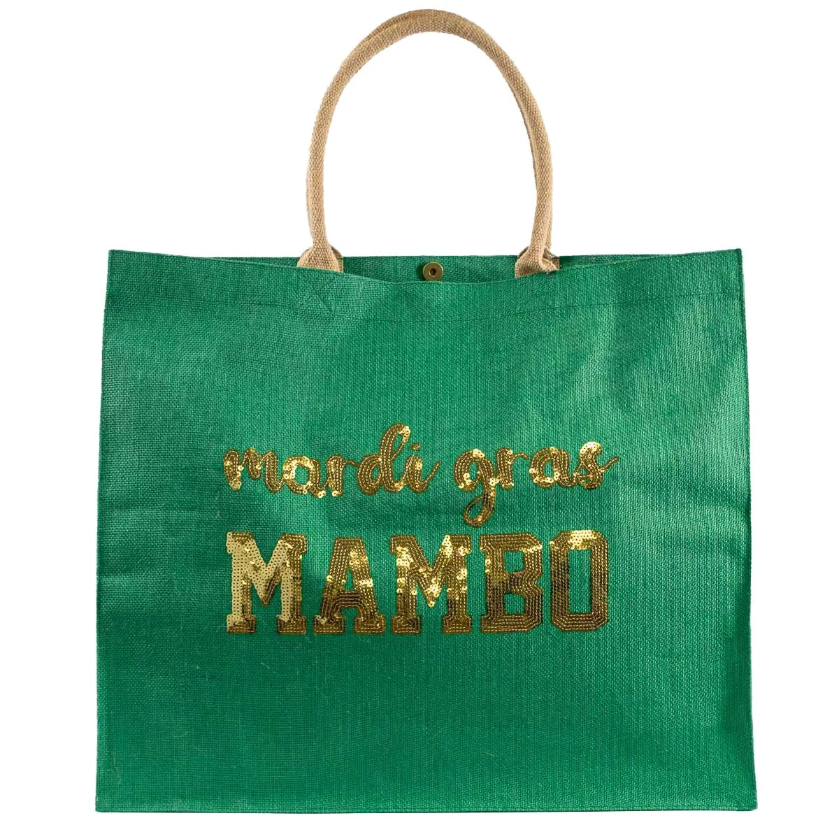 Mardi Gras Sequin Mambo Carryall Tote - 19x22x8