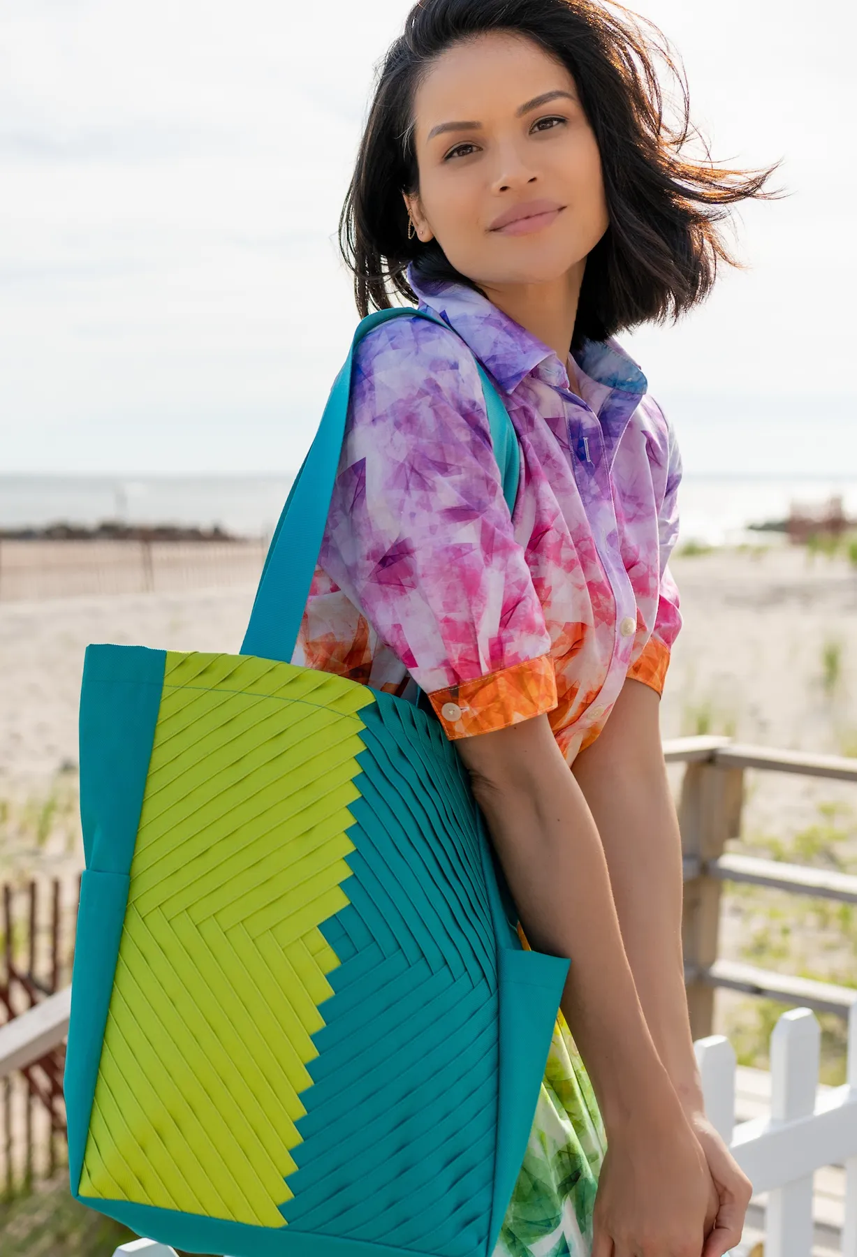MARJORY NORTH-SOUTH TOTE