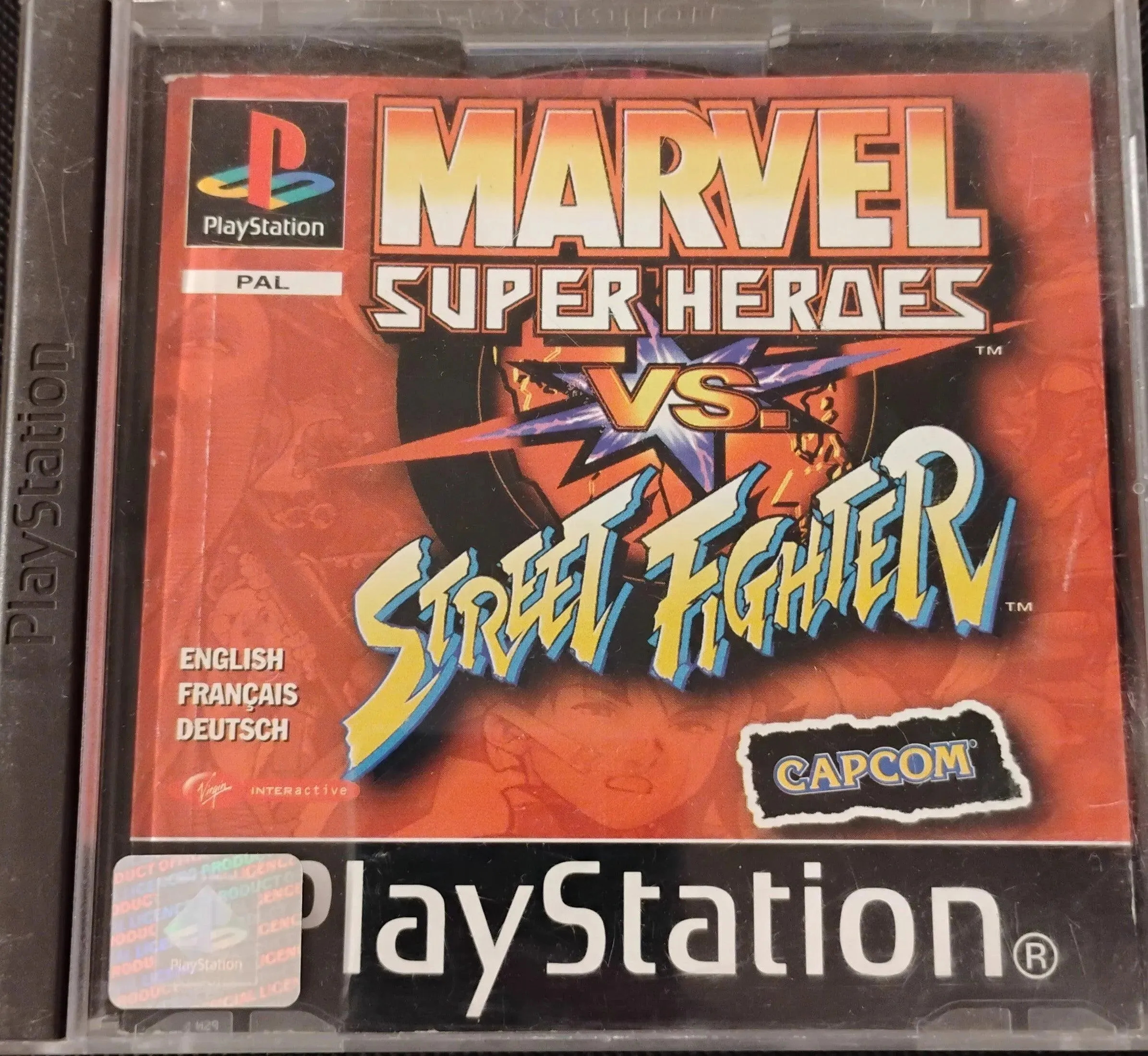 Marvel Super Heroes vs. Street Fighter (U. front cover)