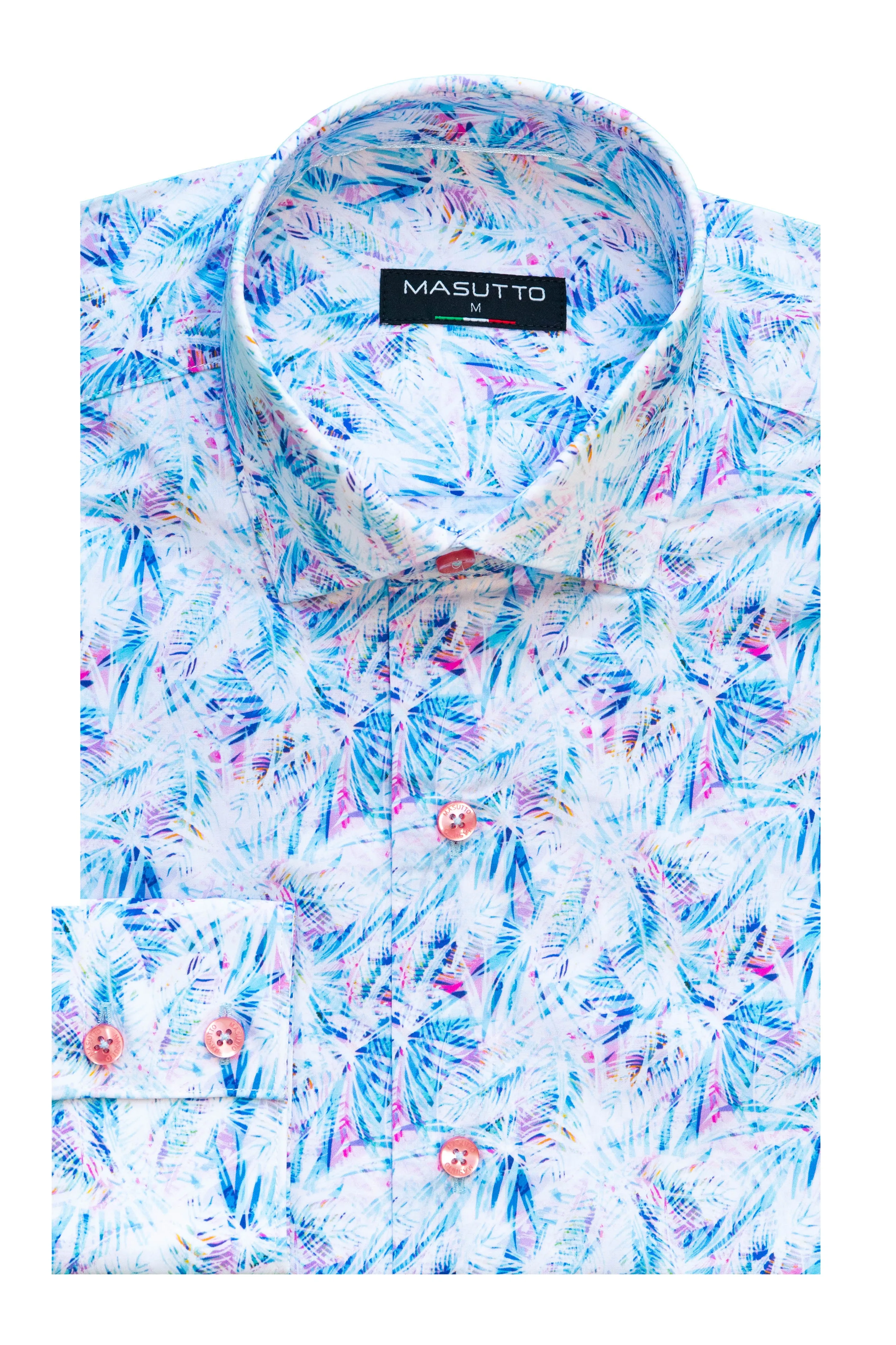 MASUTTO VALVERDA/05 LONG SLEEVE BUTTON DOWN SHIRT