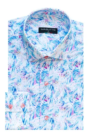 MASUTTO VALVERDA/05 LONG SLEEVE BUTTON DOWN SHIRT