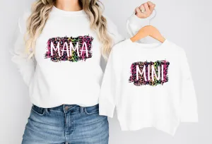 Matching Mini & Mama Mummy Personalised Jumpers mama  - Various Colours