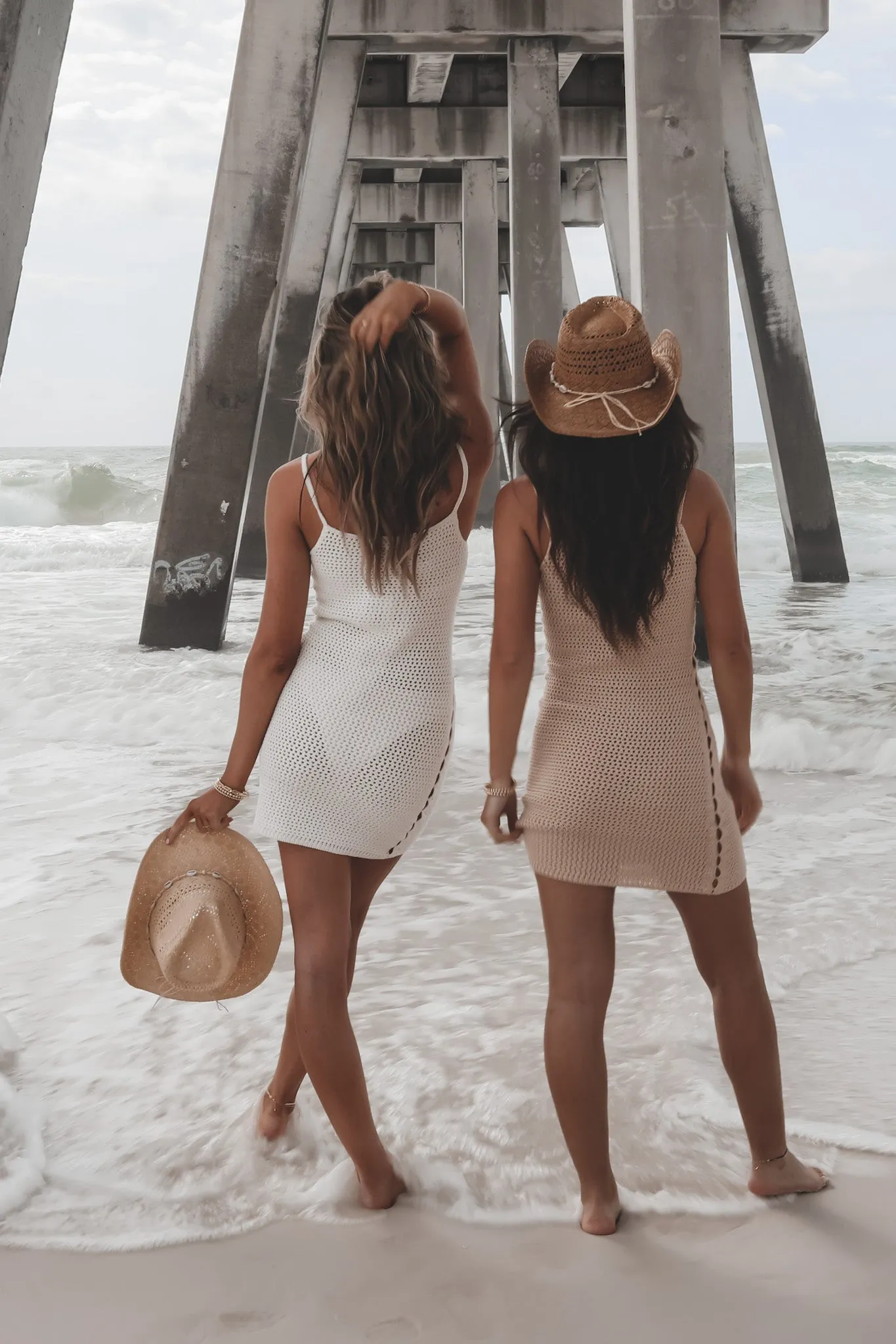 Meant To Be In The Sand Knit Mini Dress