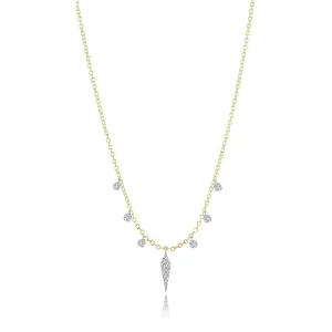 Meira T Diamond Dagger Necklace