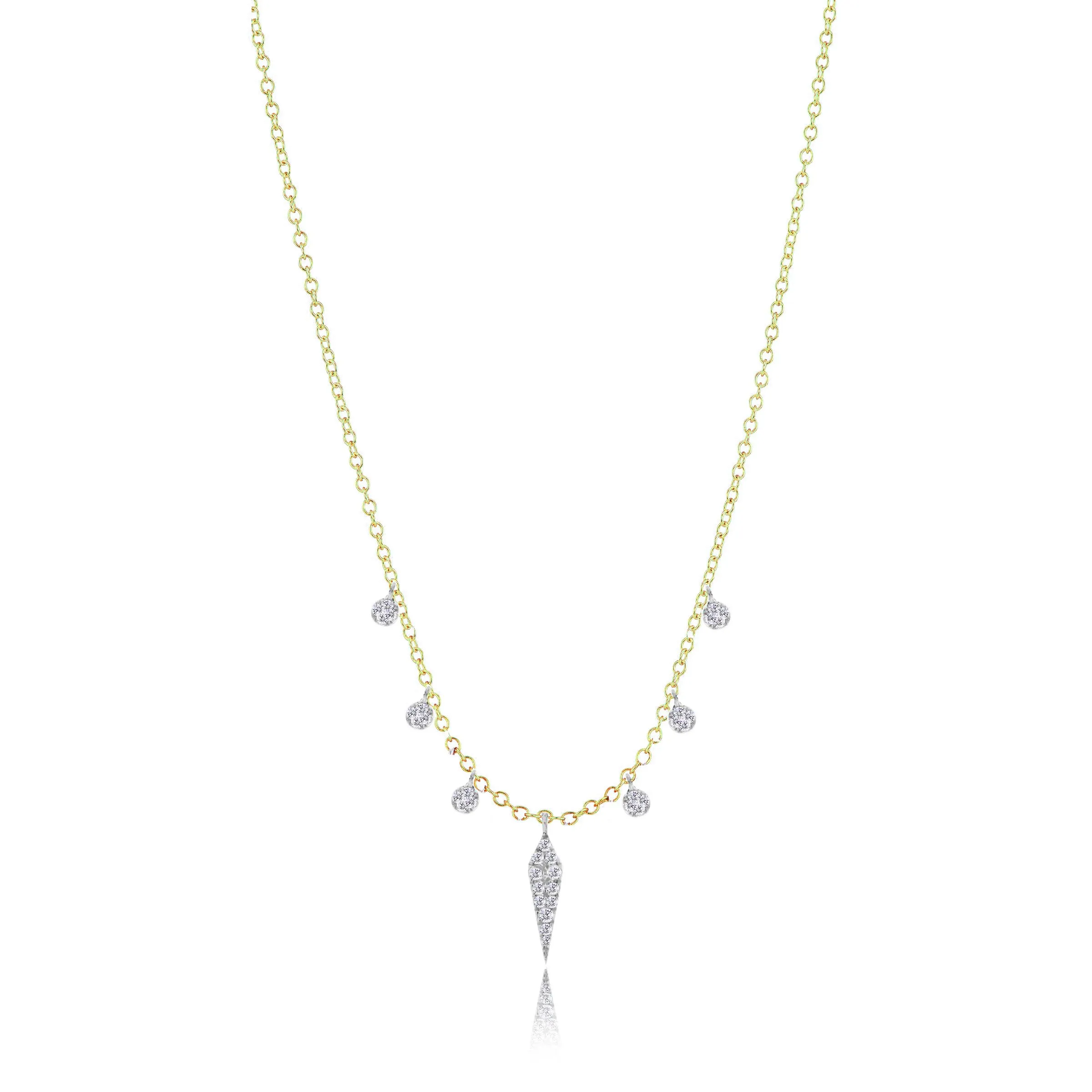 Meira T Diamond Dagger Necklace
