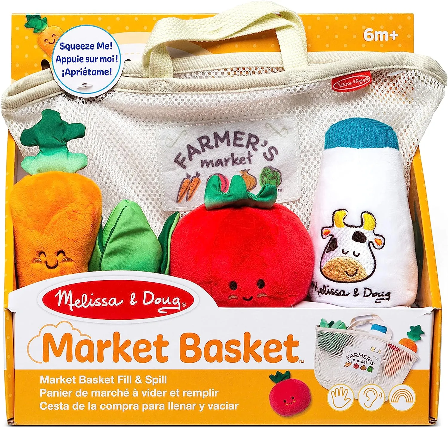 Melissa & Doug Market Basket Fill & Spill