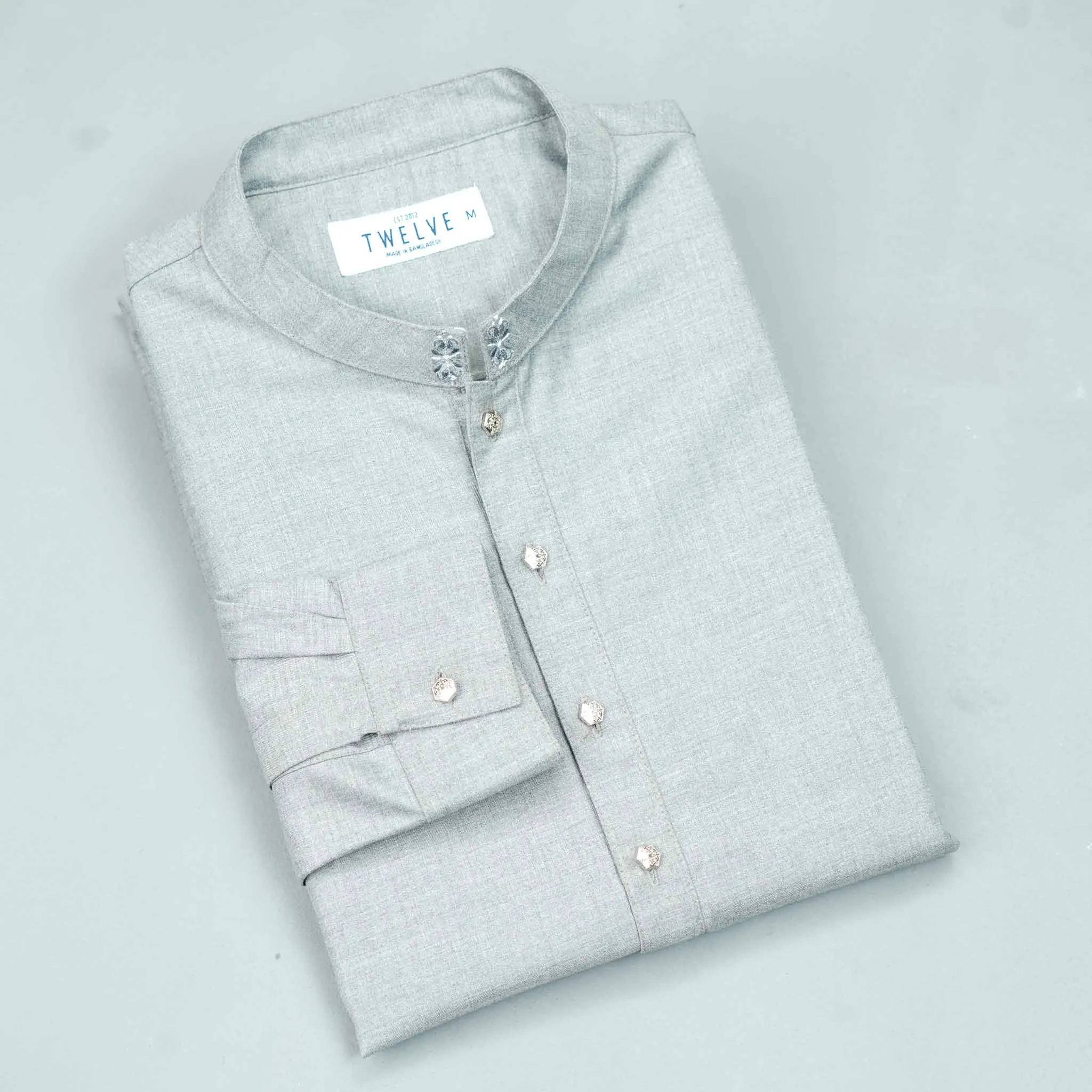 Mens Premium Panjabi- Grey