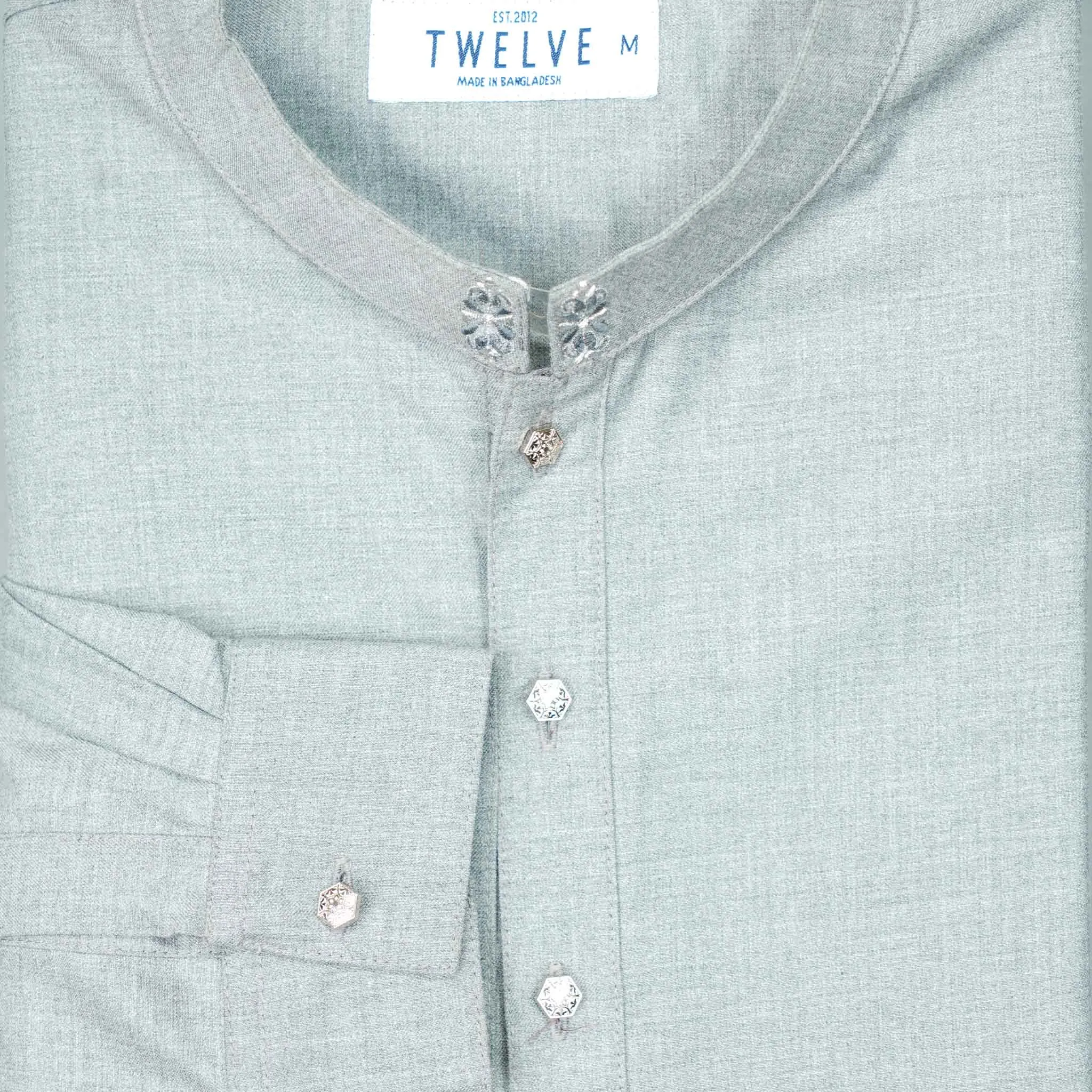 Mens Premium Panjabi- Grey