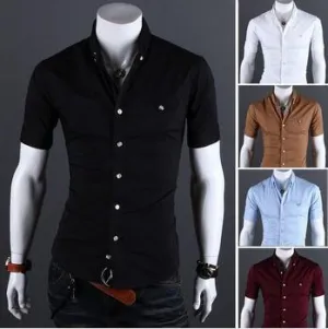 Men's Short Sleeve Designer Shirt