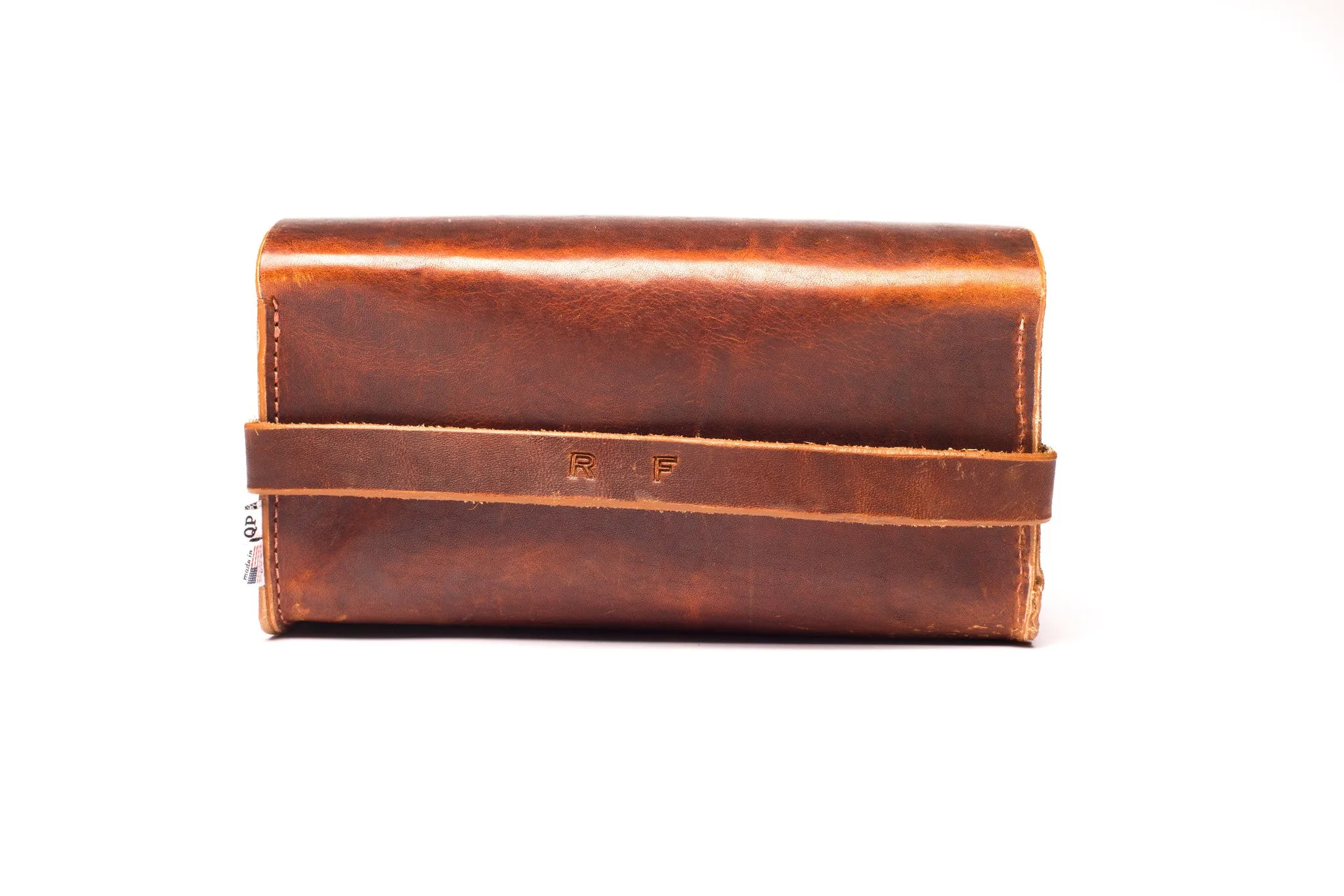 Men's Toiletry Case - Dopp Kit, Walnut - Monogram