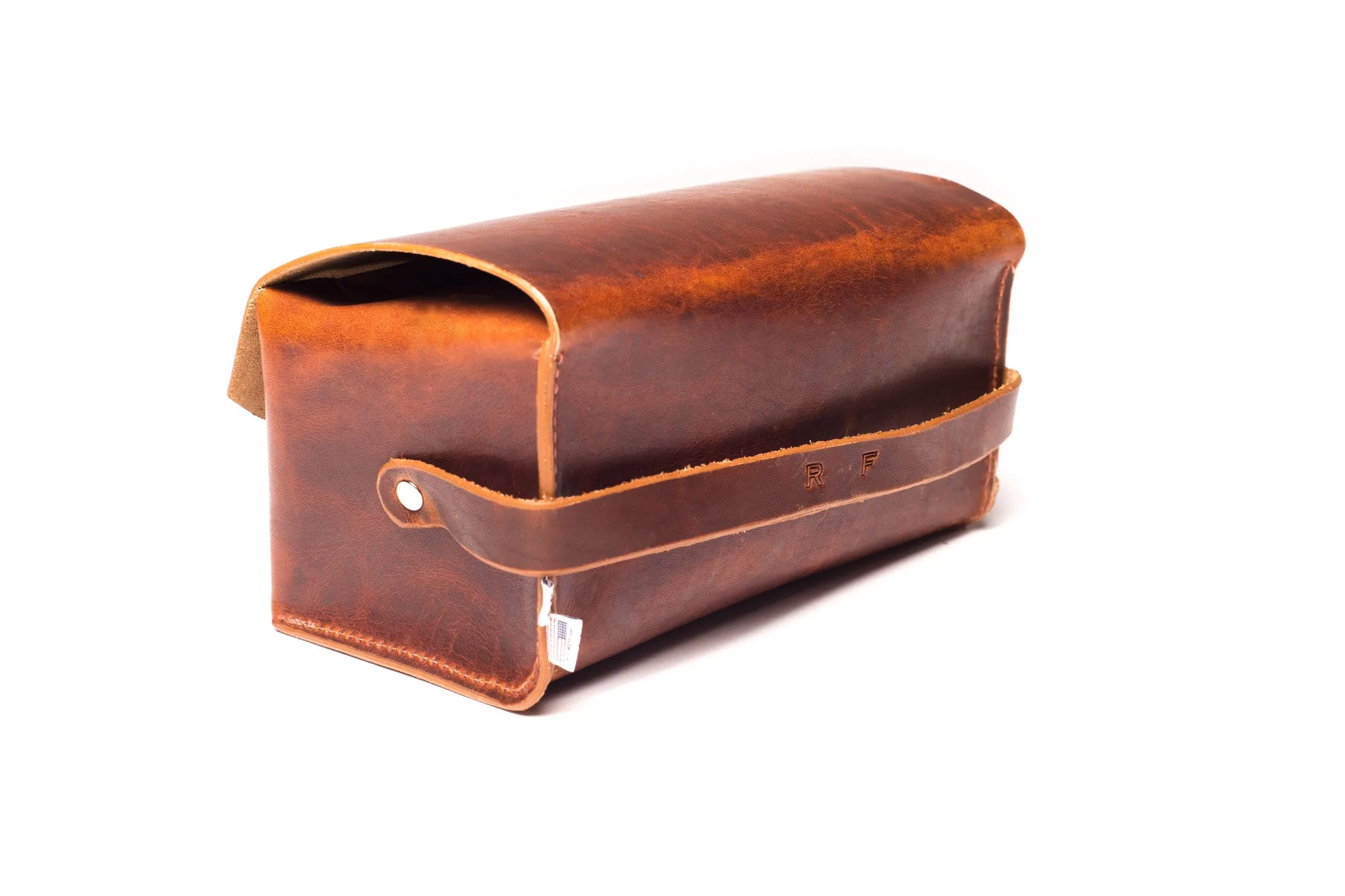 Men's Toiletry Case - Dopp Kit, Walnut - Monogram
