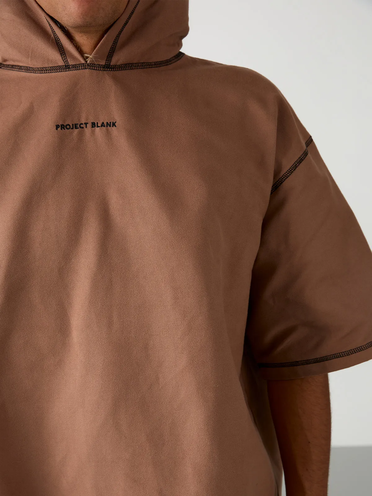 Men's Travel Poncho Towel | Choc