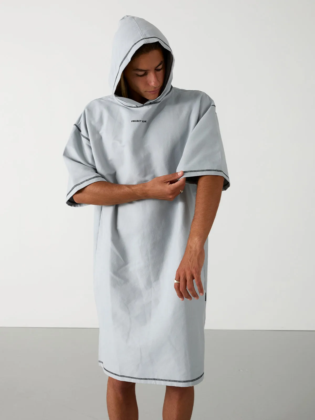 Men's Travel Poncho Towel | Slate