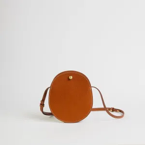 Mini Eggi in Leather Brown
