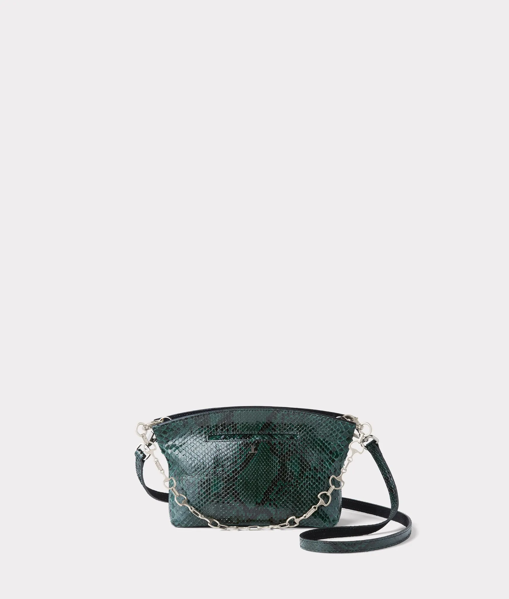 Mini Elle Exotic Clutch :: Emerald