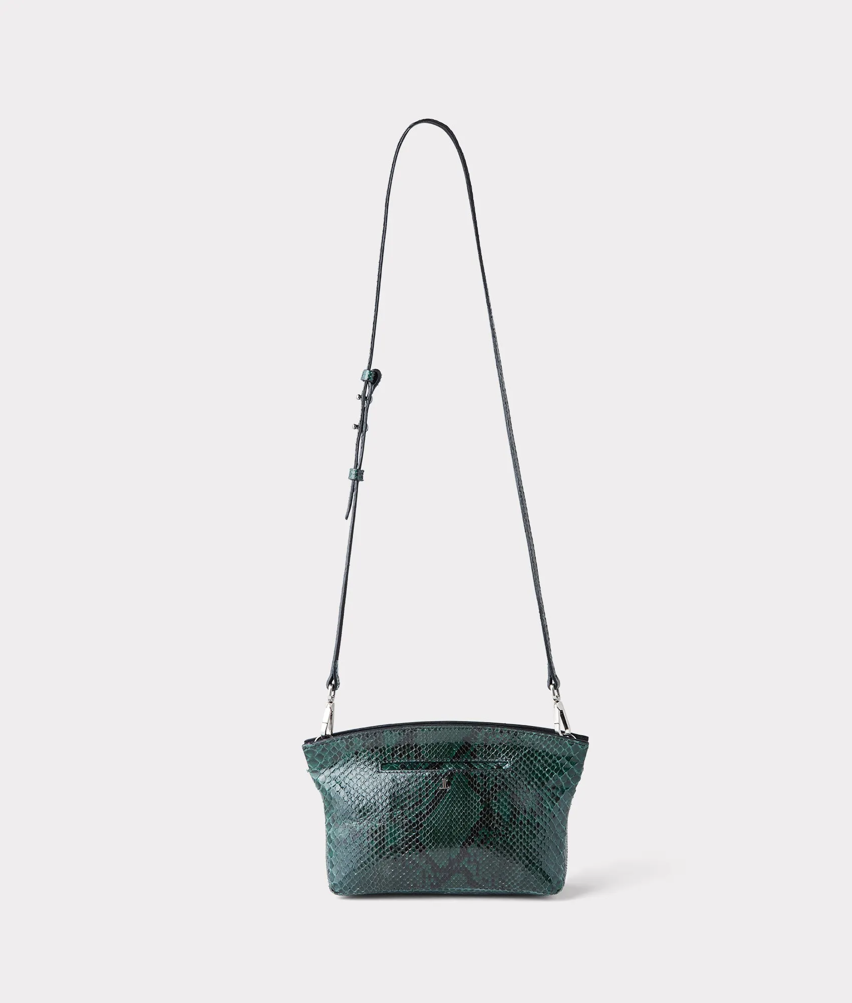 Mini Elle Exotic Clutch :: Emerald