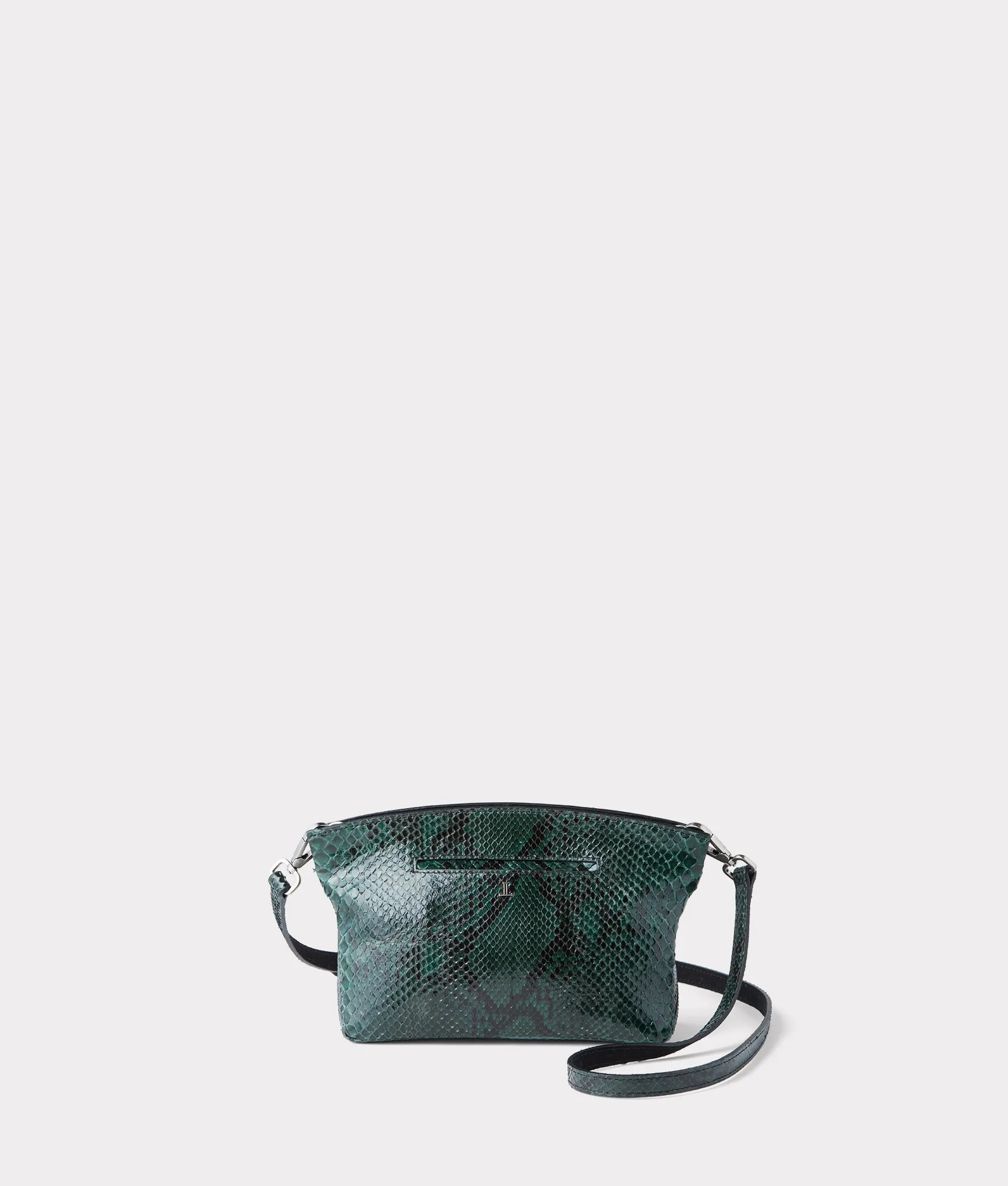 Mini Elle Exotic Clutch :: Emerald