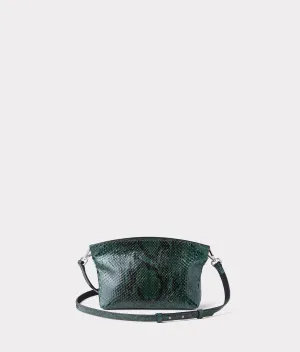 Mini Elle Exotic Clutch :: Emerald