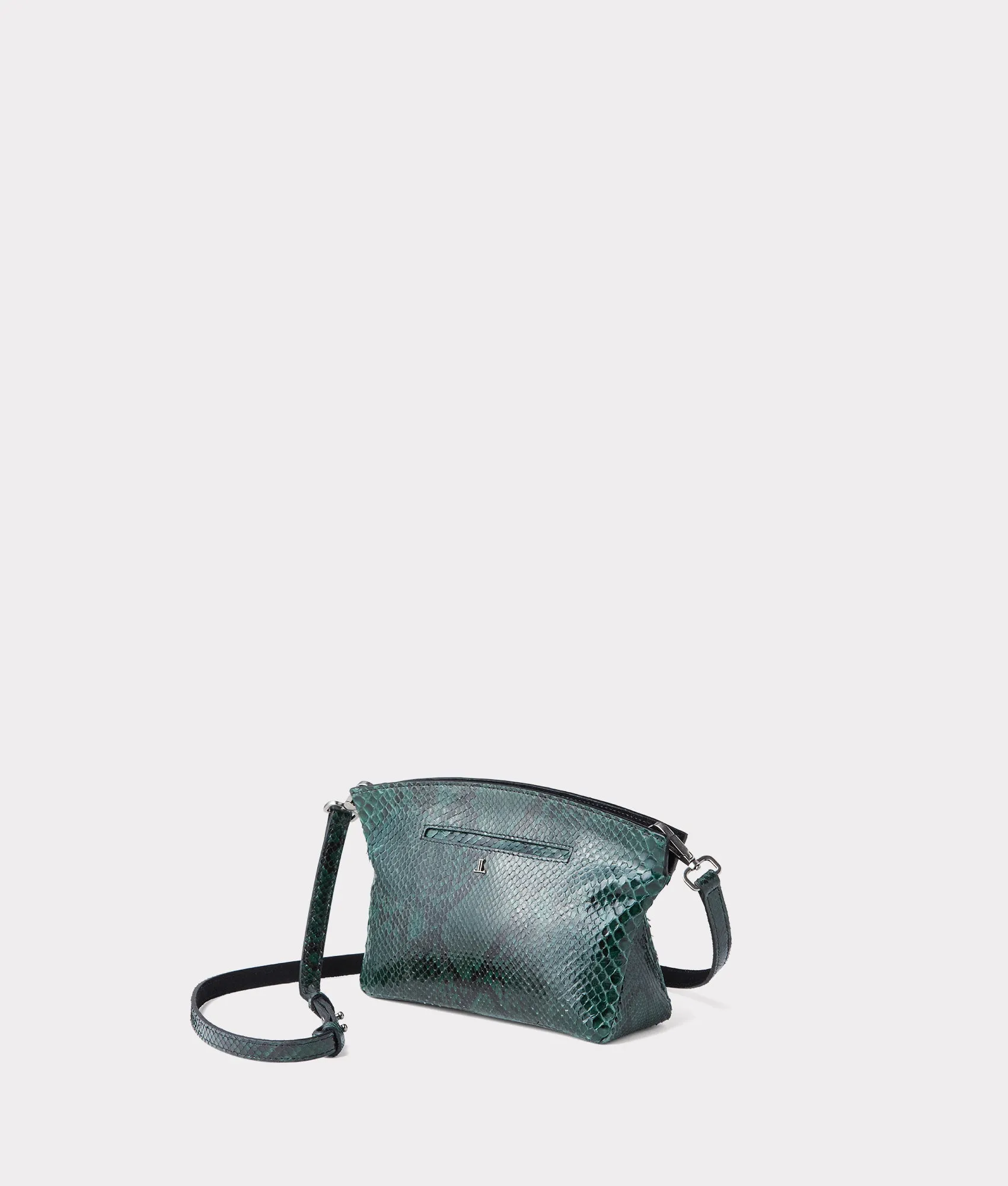 Mini Elle Exotic Clutch :: Emerald