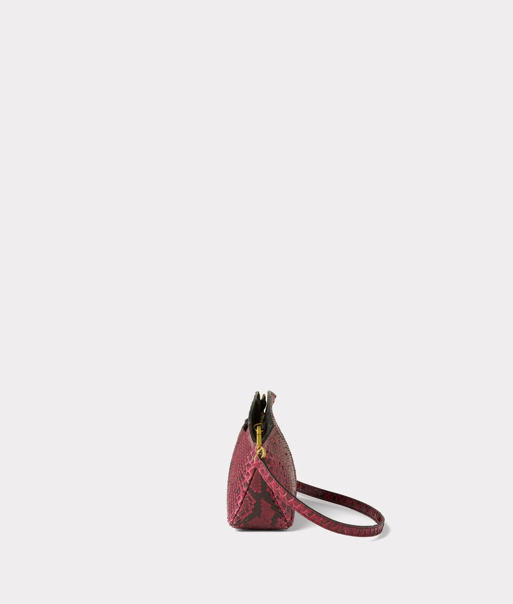Mini Elle Exotic Clutch :: Garnet