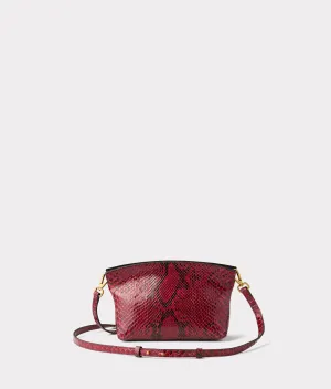 Mini Elle Exotic Clutch :: Garnet
