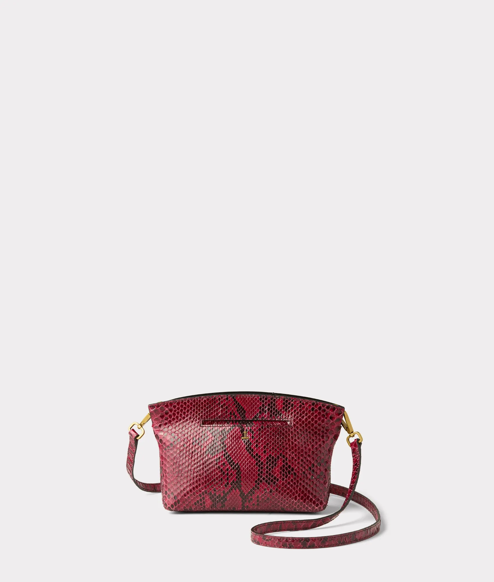 Mini Elle Exotic Clutch :: Garnet