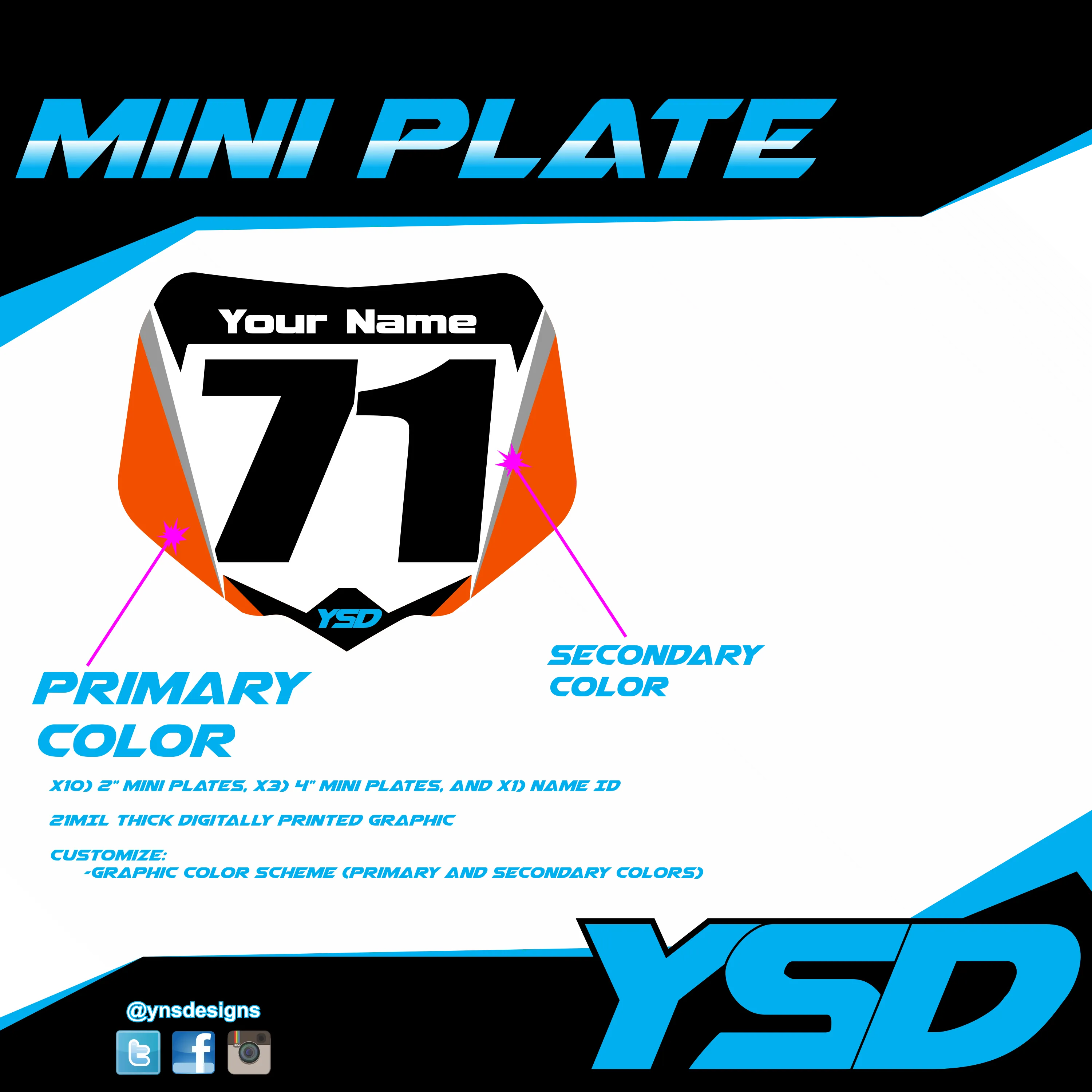 Mini Plate sheet