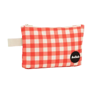 Mini Pouch Red Check