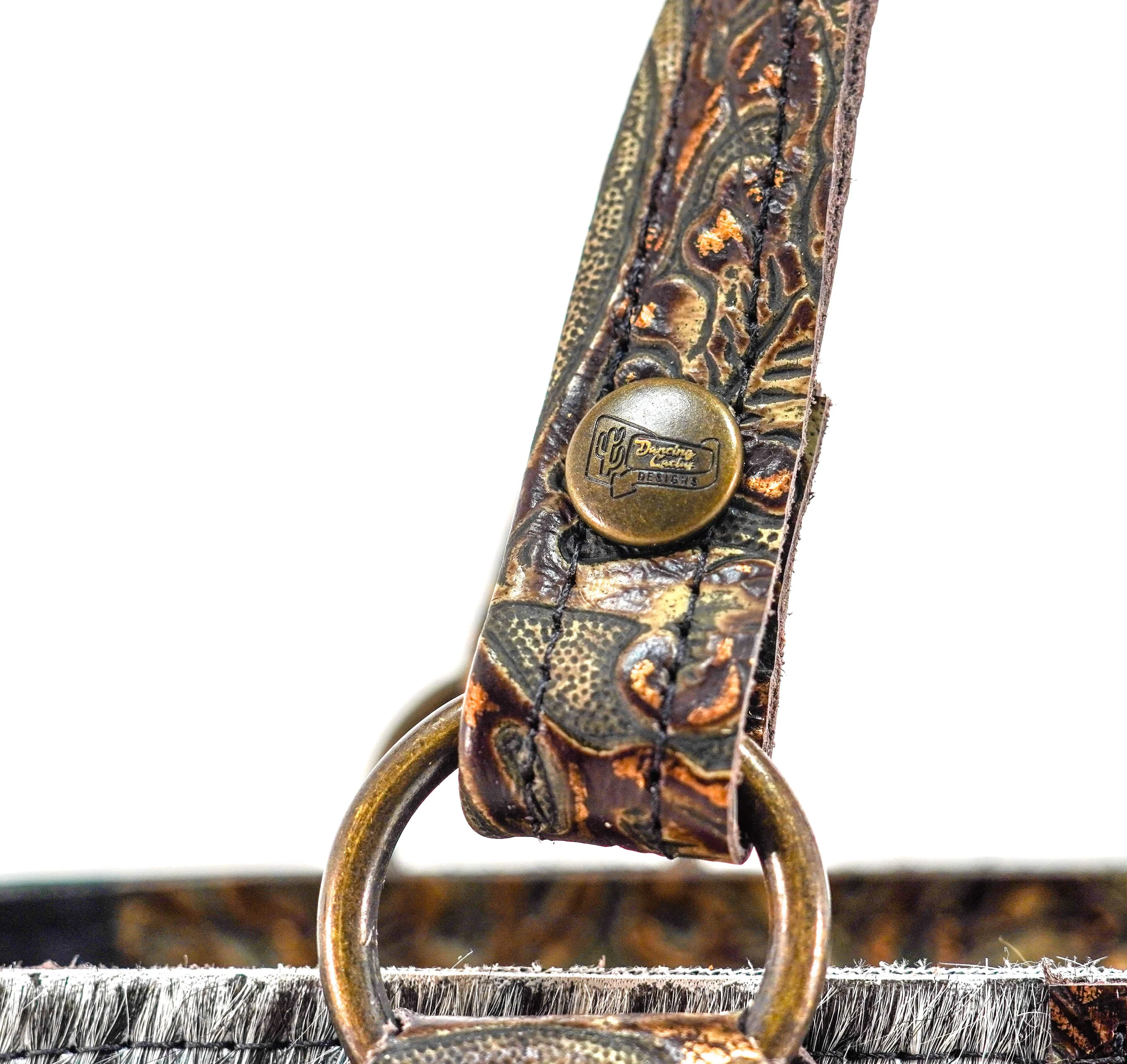 Minnie Pearl - Black & White w/ Gilded Tool