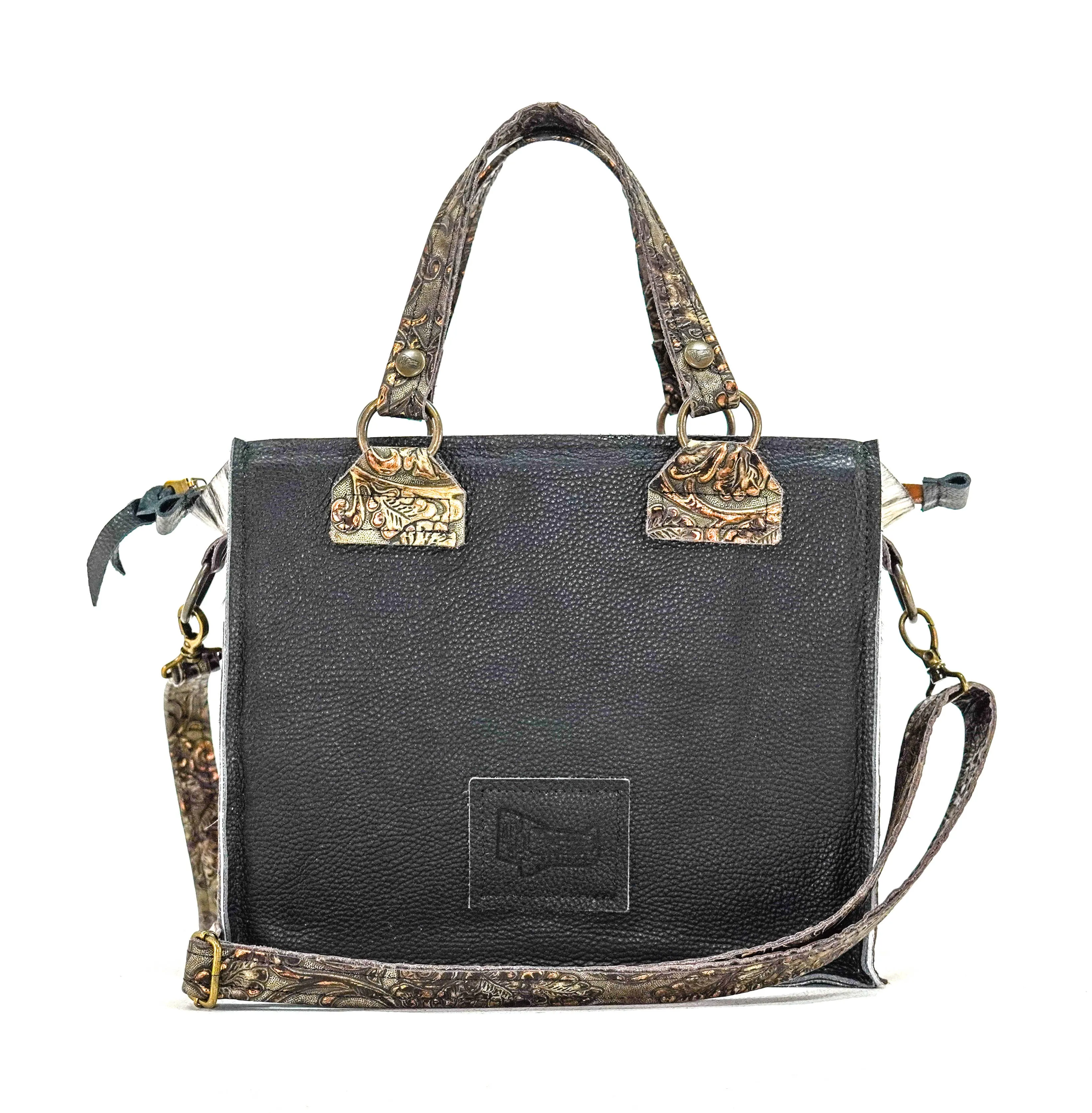 Minnie Pearl - Black & White w/ Gilded Tool