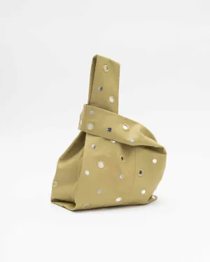 MIRRORED LEATHER TOTE